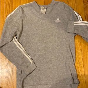 Adidas Gray Long Sleeve Shirt